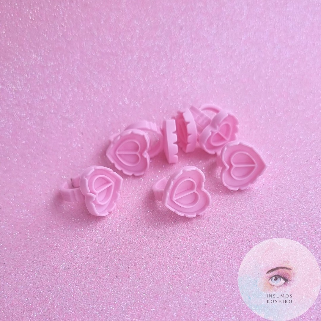 Anillos para Adhesivo de Corazón
