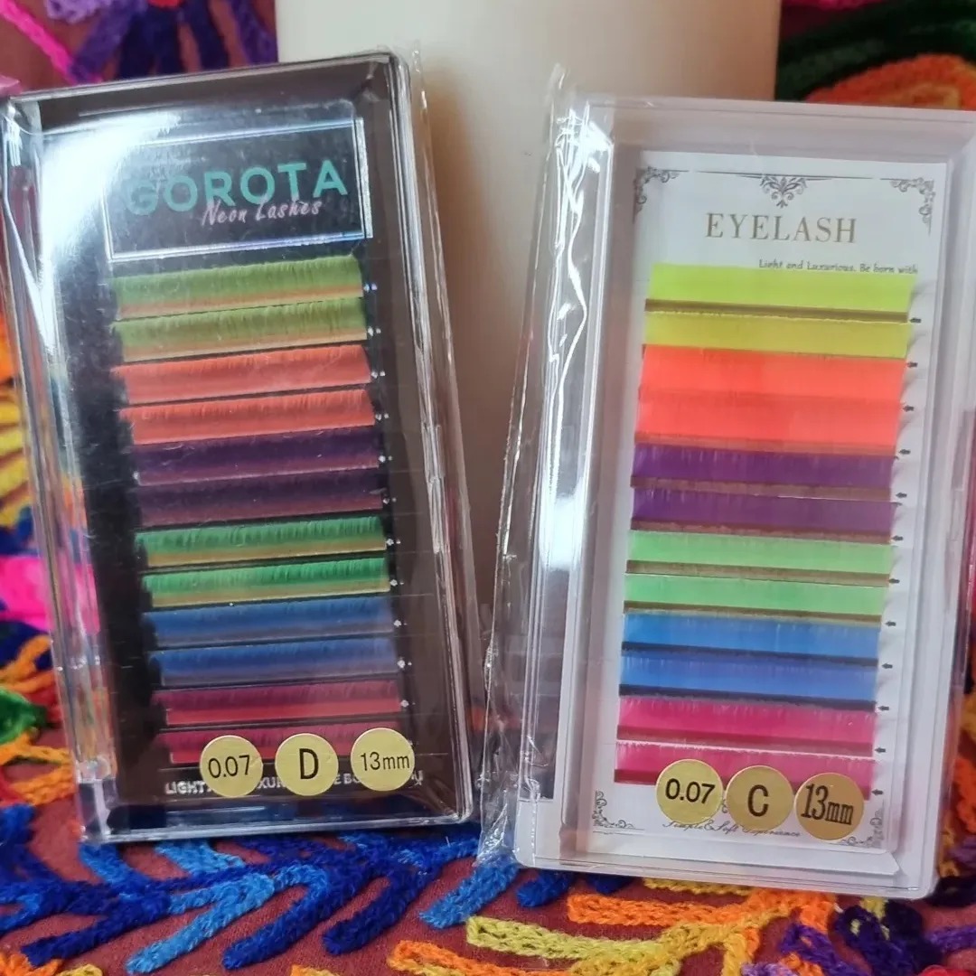 Blister Neón UV, Brillosas, Mega Volumen y Fosforescente